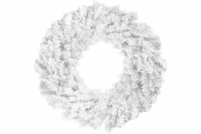 A melhor opção de grinaldas de Natal: Coroa de flores de Natal artificial Northlight Unlit White Pine