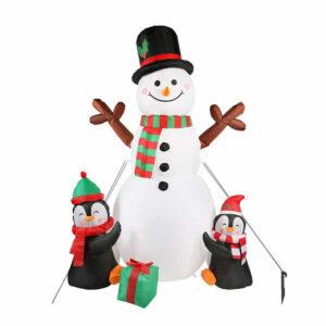 ตัวเลือก Inflatables คริสต์มาสที่ดีที่สุด: OurWarm 6ft Christmas Inflatables Decorations Outdoor