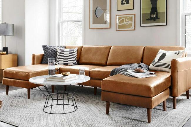 La mejor opción de marca de sofá: Burrow