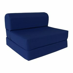 Die beste faltbare Matratzenoption: D&D Futon Furniture Navy Sleeper Chair Klappbett