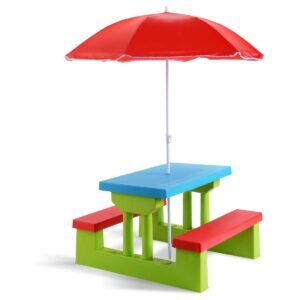 Paras lasten piknikpöytävaihtoehto: Costzon Kids -piknikpöytä, sisä- ja ulkokäyttöön