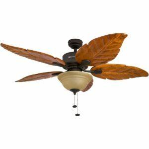 Najbolja opcija stropnih ventilatora: tropski stropni ventilator Honeywell Sabal Palm 52 inča