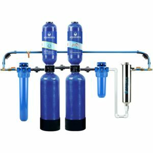 Labākais visas mājas ūdens filtra variants: Aquasana EQ-1000-AST-UV-AMZN visas mājas filtrs