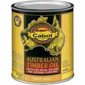 คราบที่ดีที่สุดสำหรับตัวเลือกซีดาร์: Cabot 140.003400.005 Natural Australian Timber Oil