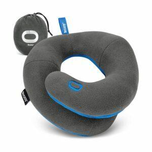 A melhor opção de travesseiro de viagem: BCozzy Chin Supporting Travel Neck Pillow