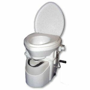 Labākās kompostēšanas tualetes iespējas: Dabas galvas sausā kompostēšanas tualete ar kloķa rokturi