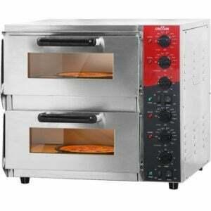 La migliore opzione di forni elettrici per pizza: forno elettrico per pizza commerciale a due piani Crosson