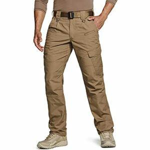 Las mejores opciones de pantalones cargo: pantalones tácticos CQR para hombre, pantalones cargo antidesgarros repelentes al agua
