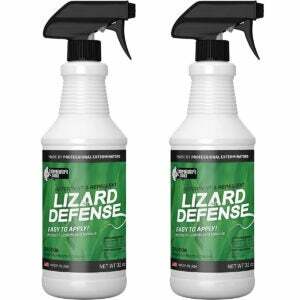 Melhor opção de repelente de lagarto: Exterminators Choice Lizard Defense Spray