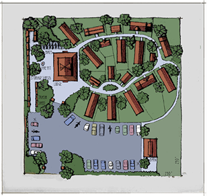 Tiny House Village - plāns