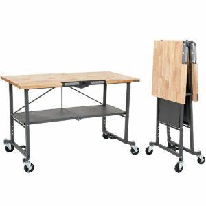 Najbolje mogućnosti prijenosnog radnog stola: COSCO 66761DKG1E SmartFold Deluxe prijenosni sklopivi pomoćni stol
