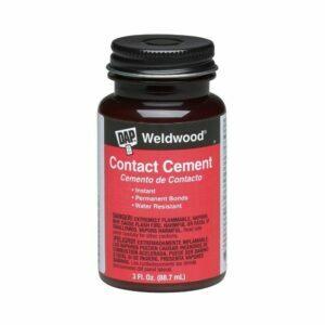 Najboljša možnost lepila za iverne plošče: kontaktni cement DAP
