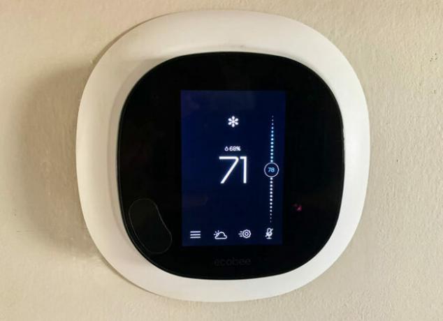 ecobee -älykkään termostaatin ulkonäkö