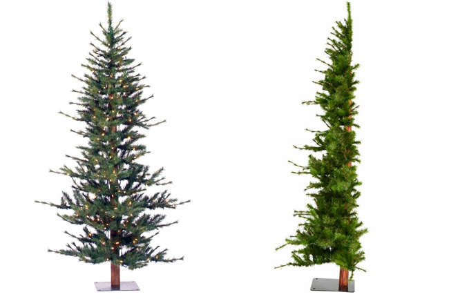 wayfair متفرقة نصف شجرة عيد الميلاد
