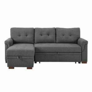 La mejor opción de sofá cama: sofá y chaise longue reversible Whitby de 96 "