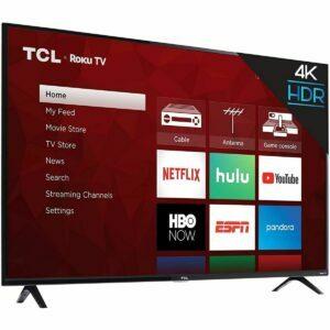 Варіанти пропозицій щодо телевізорів у Чорну п’ятницю: TCL 43S425 43 -дюймовий 4K Ultra HD Smart LED телевізор Roku