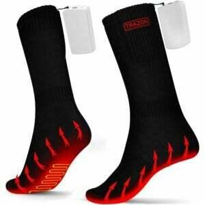 Die beste Option für beheizbare Socken: Trazon beheizbare Socken für Männer und Frauen, wiederaufladbar