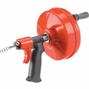 საუკეთესო სანიაღვრე გველის ვარიანტი: Ridgid GIDDS-813340 41408 Power Spin Drain Cleaner