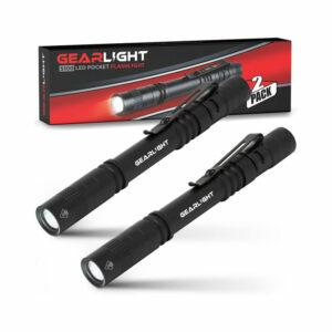 As melhores opções de caneta de luz: GearLight LED Pocket Pen Light Lanterna S100