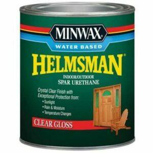 Cea mai bună opțiune de poliuretan pe bază de apă pentru pardoseli: Minwax Water Based Helmsman Spar Urethane