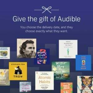 A könyvszerető ajándékok opciója: Hallható ajándéktagság