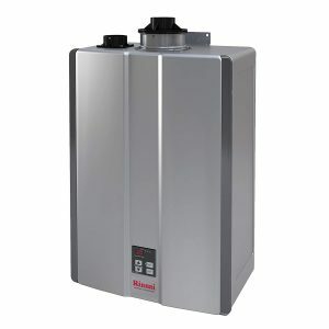 Labākās gāzes ūdens sildītāja iespējas bez tvertnēm: Rinnai RU199iN Sensei Super augstas efektivitātes ūdens sildītājs bez tvertnes