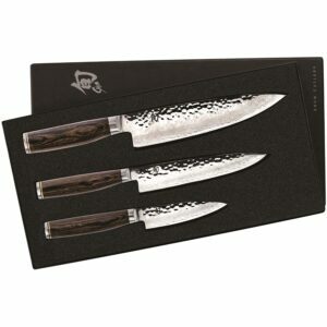 A melhor opção de conjunto de faca japonesa: conjunto de bloco de faca Ikasu global de 7 peças