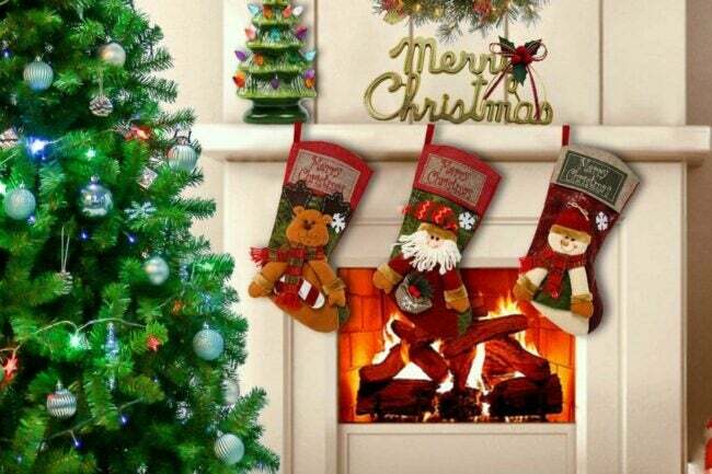Det bästa julförsäljningsalternativet: Sunnyglade 3PCS 18" julstrumpa