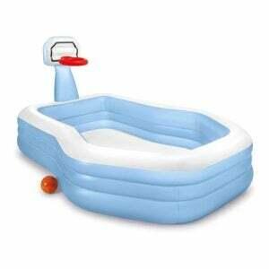 Η καλύτερη επιλογή Kiddie Pool: Intex Swim Center Shootin’ Hoops Inflatable Pool