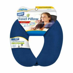 A melhor opção de travesseiro de viagem: Travesseiro de pescoço de viagem Clöudz Microbead