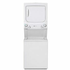 La mejor opción de lavadora y secadora apilables: Centro de lavandería con secadora a gas de GE