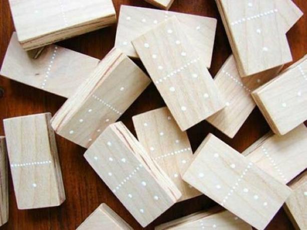 Giochi di legno fai da te - Domino