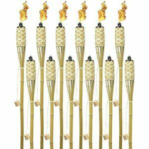 საუკეთესო Tiki ჩირაღდნის ვარიანტი: Matney Bamboo Torches
