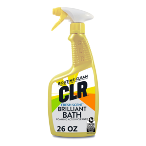 Labākais dušas flīžu tīrīšanas līdzeklis: CLR Brilliant vannas putojošs tīrīšanas līdzeklis
