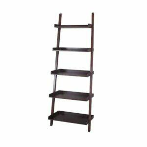 Black Friday -møbeltilbud Mulighed: allen + roth Java Wood Ladder Bookcase