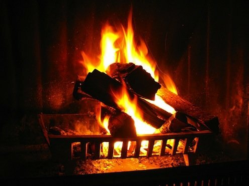 Soorten brandhout - brullend vuur