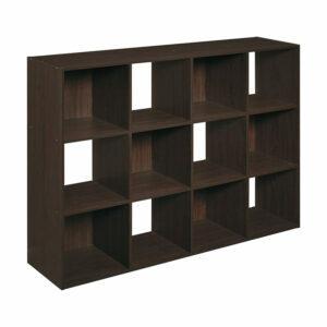 Найкращий варіант книжкових шаф: Організатор кубічних матеріалів ClosetMaid, 12-куб