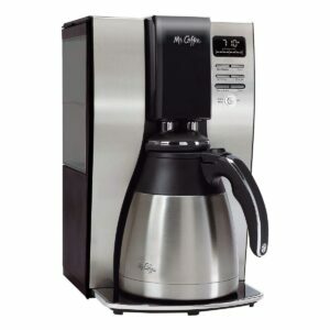 Labākais termiskās karafes kafijas automāts: Mr. Coffee Optimal Brew 10 tasīšu termiskais kafijas automāts