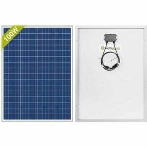 A melhor opção de painéis solares: painel solar policristalino Newpowa 100 W 12V