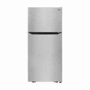 A melhor opção de refrigerador: LG 20,2 cu. pés Top-Freezer Geladeira Inox