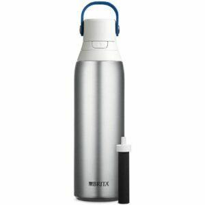 सर्वश्रेष्ठ फ़िल्टर पानी की बोतल विकल्प: ब्रिता स्टेनलेस स्टील 20 औंस पानी फ़िल्टर बोतल