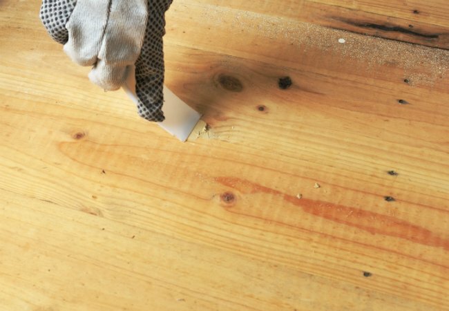 Usos para serragem - enchimento de madeira