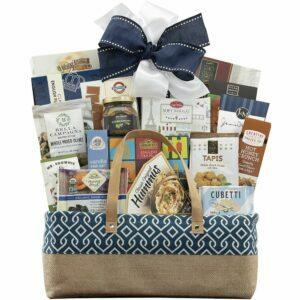 A melhor opção de cestas de presente: The Connoisseur Gourmet Gift Basket