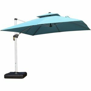 Melhor guarda-chuva de pátio: FOLHA ROXA