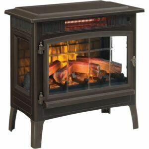 A melhor opção de lareira elétrica: Duraflame 3D Infrared Electric Fireplace Stove