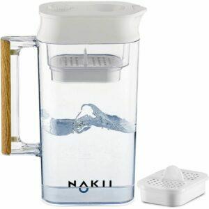A melhor opção de jarro de água: jarro de filtro de água Nakii