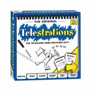 Geriausias šeimos stalo žaidimo variantas: „USAOPLOY Telestrations Original“