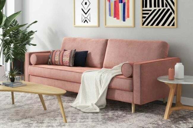 Labākie dīvāni zem 1000 opcijām: AllModern Geo Sofa