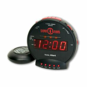 Лучший вариант будильника: Sonic Bomb Dual Extra Loud Alarm Clock