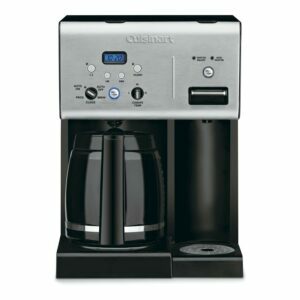 האפשרות הטובה ביותר להכנת קפה כפולה: מכונת קפה לתכנות Cuisinart CHW-12P1 12 כוסות